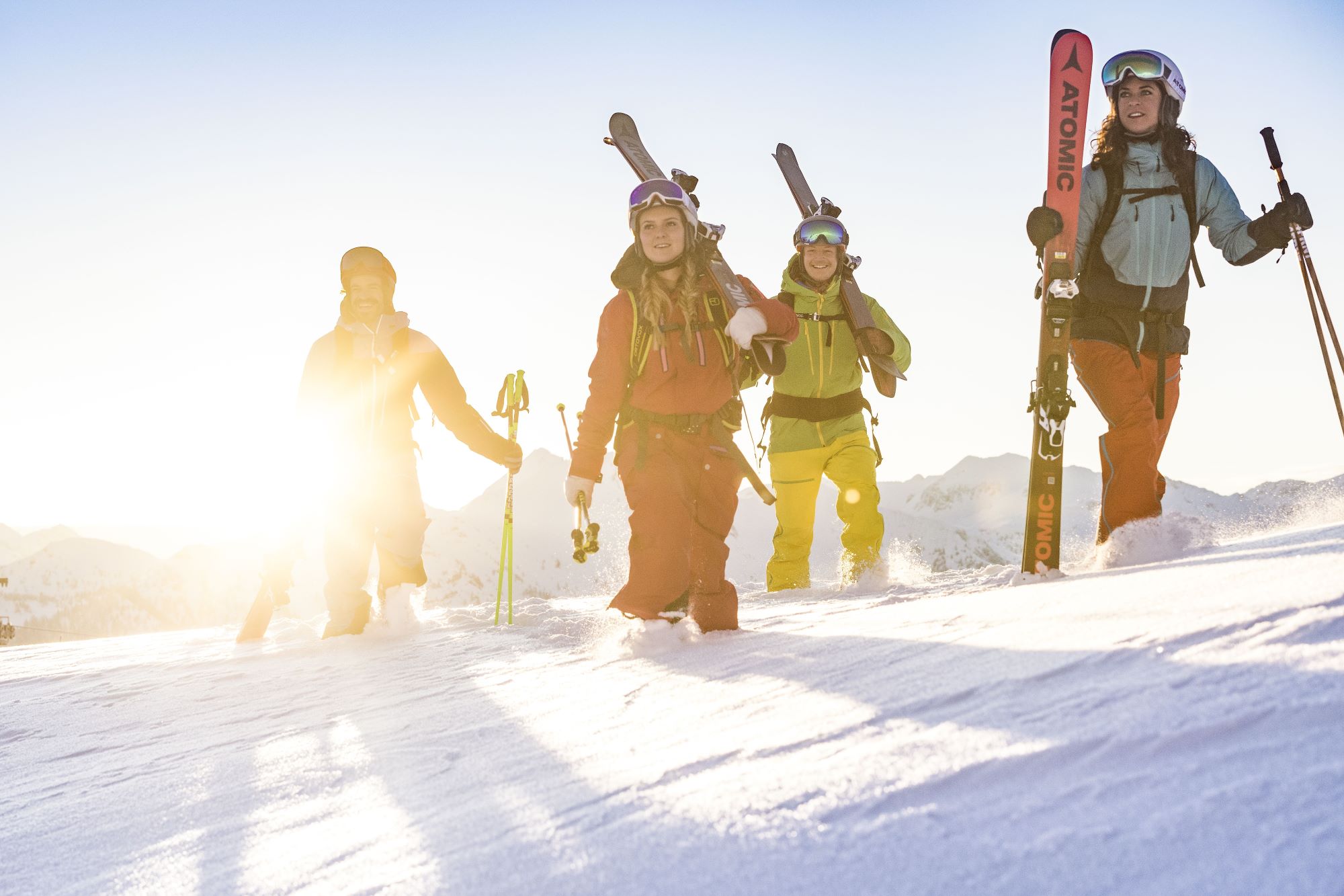 Skifahren in Flachau im Salzburger Land (c) Flachau Tourismus / Markus Berger